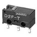 Por-agujero del interruptor DIP de D2F-01F-T OMRON SMD SPDT Pin Plunger 0.1A 30VDC 0.74N